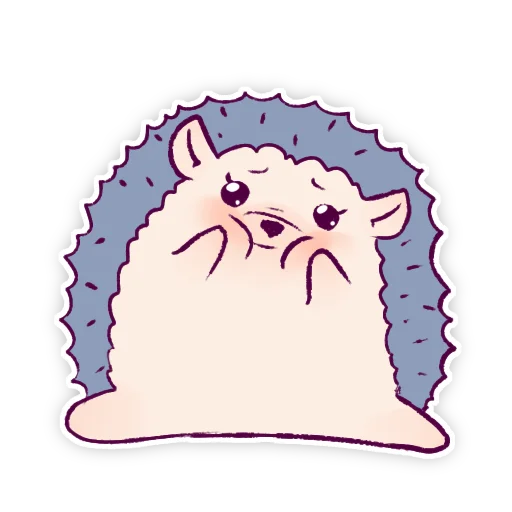 🥺 Стикер «Їжачки» для Telegram