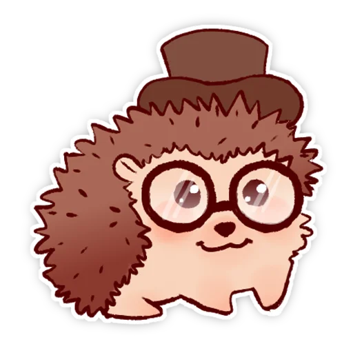 🤓 Стикер «Їжачки» для Telegram