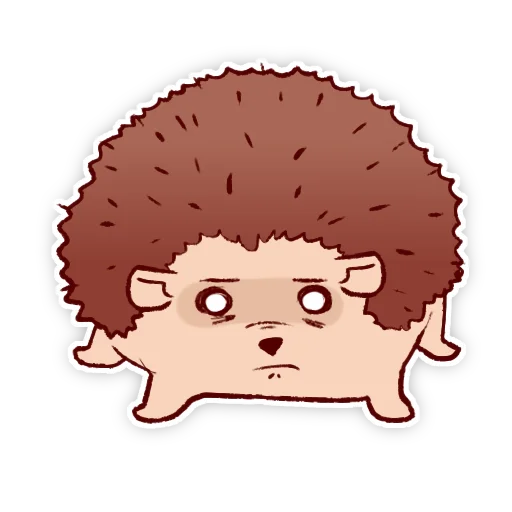 😱 Стикер «Їжачки» для Telegram
