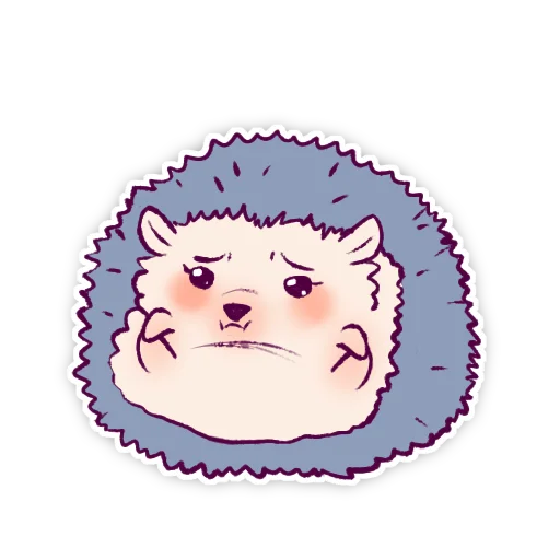😳 Стикер «Їжачки» для Telegram
