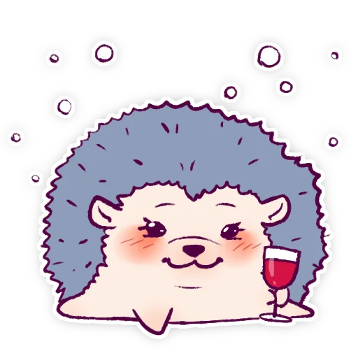 ☺️ Стикер «Їжачки» для Telegram