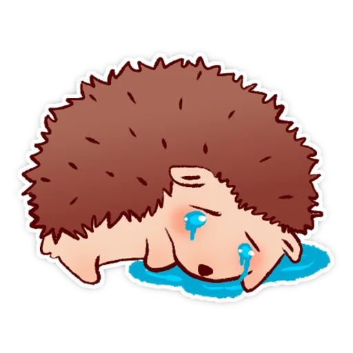 😭 Стикер «Їжачки» для Telegram