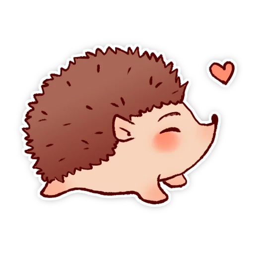 😘 Стикер «Їжачки» для Telegram