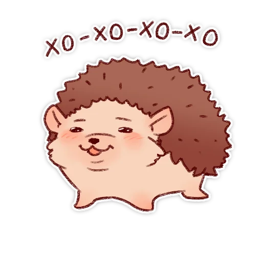 😏 Стикер «Їжачки» для Telegram