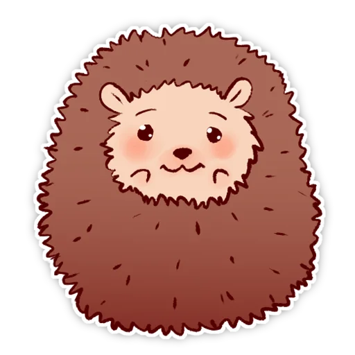 ☺️ Стикер «Їжачки» для Telegram