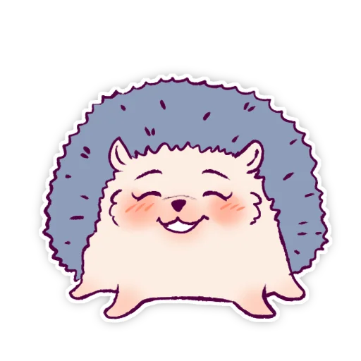 ☺️ Стикер «Їжачки» для Telegram