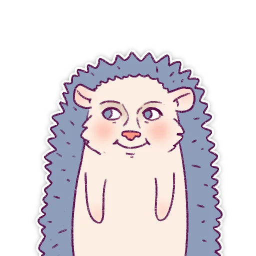 🌝 Стикер «Їжачки» для Telegram