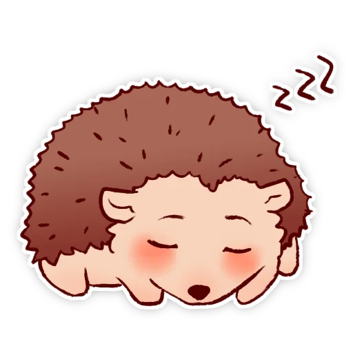 😴 Стикер «Їжачки» для Telegram