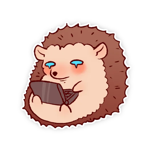 😭 Стикер «Їжачки» для Telegram