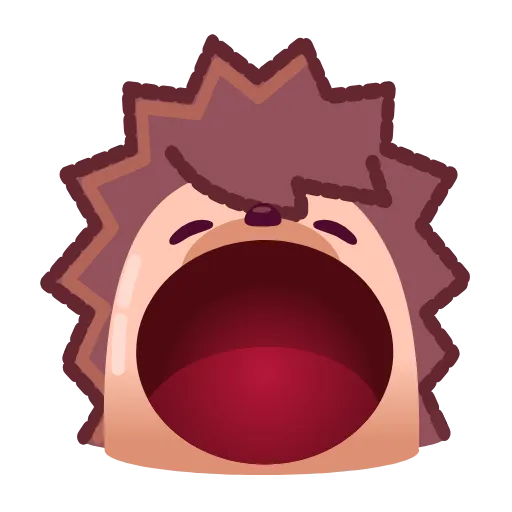 😜 Стикер «Hedgehoge» для Telegram