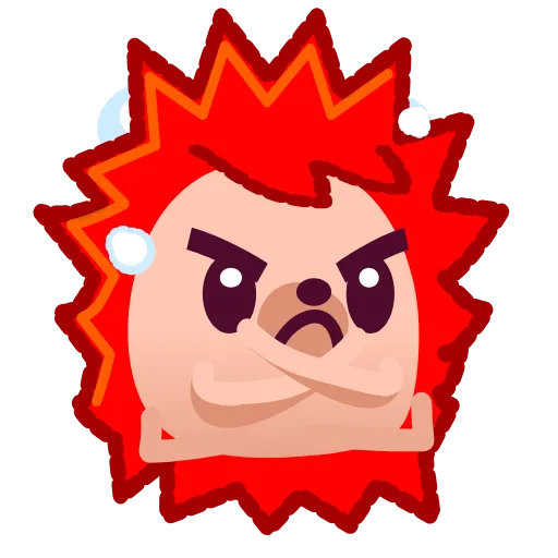 😡 Стикер «Hedgehoge» для Telegram