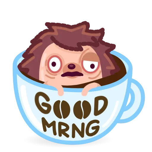 😴 Стикер «Hedgehoge» для Telegram