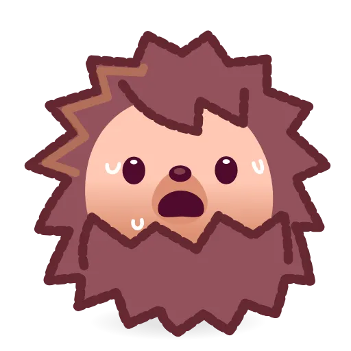 😨 Стикер «Hedgehoge» для Telegram