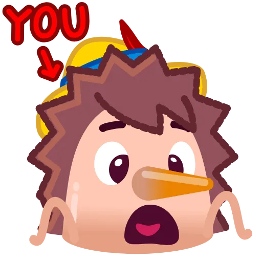 🤥 Стикер «Hedgehoge» для Telegram