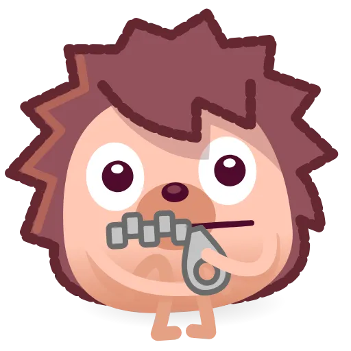 🤐 Стикер «Hedgehoge» для Telegram