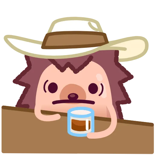 😳 Стикер «Hedgehoge» для Telegram