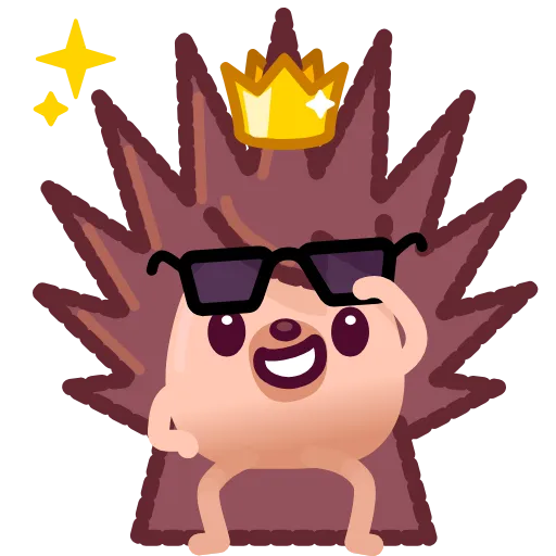 😎 Стикер «Hedgehoge» для Telegram
