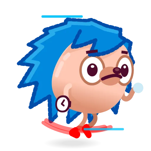🏃 Стикер «Hedgehoge» для Telegram