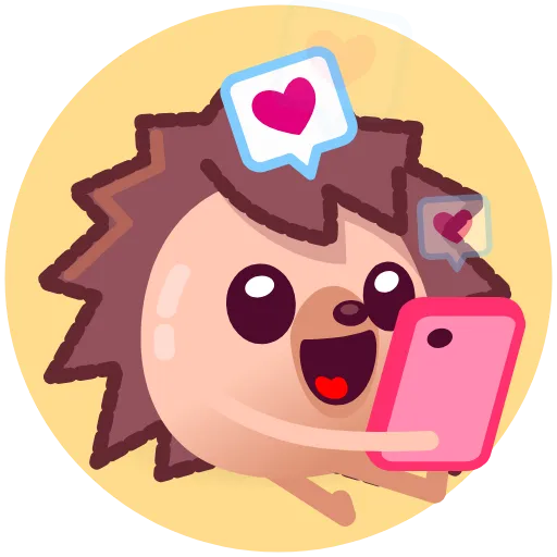 🥰 Стикер «Hedgehoge» для Telegram
