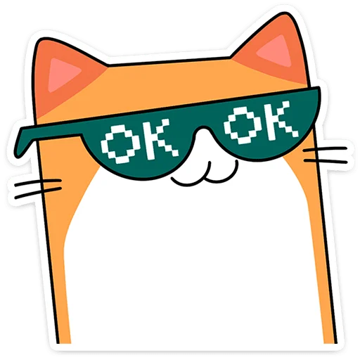 Стикерпак Коты-гедонисты для Telegram