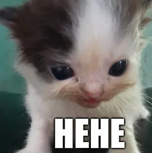 😈 Стикер «хехе» для Telegram