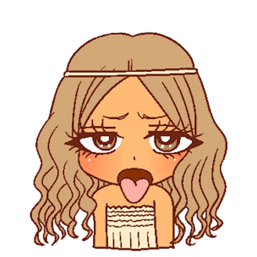 😛 Стикер «2000s gyaru» для Telegram