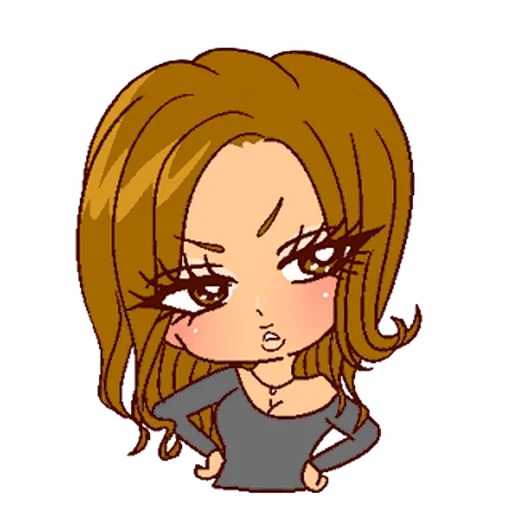 😒 Стикер «2000s gyaru» для Telegram
