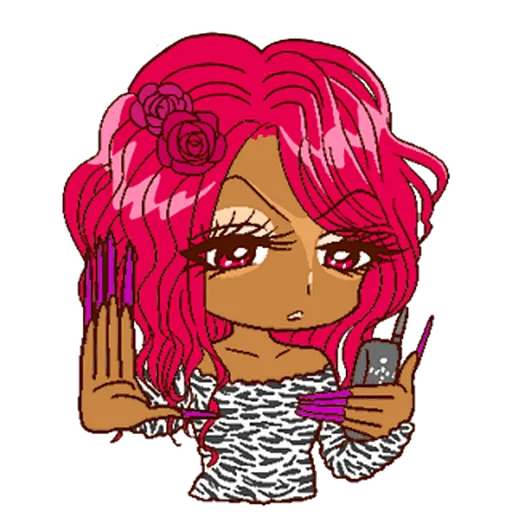 ✋ Стикер «2000s gyaru» для Telegram