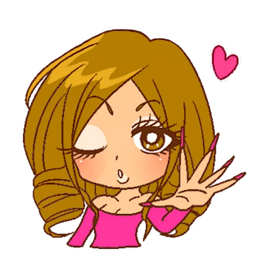 😘 Стикер «2000s gyaru» для Telegram