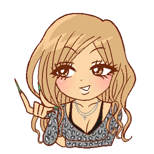 😏 Стикер «2000s gyaru» для Telegram