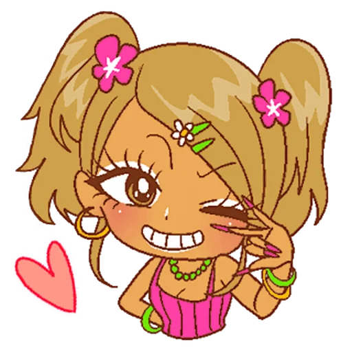 🥰 Стикер «2000s gyaru» для Telegram