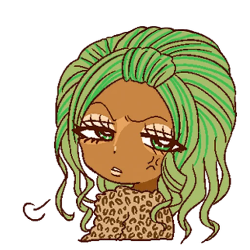 😤 Стикер «2000s gyaru» для Telegram