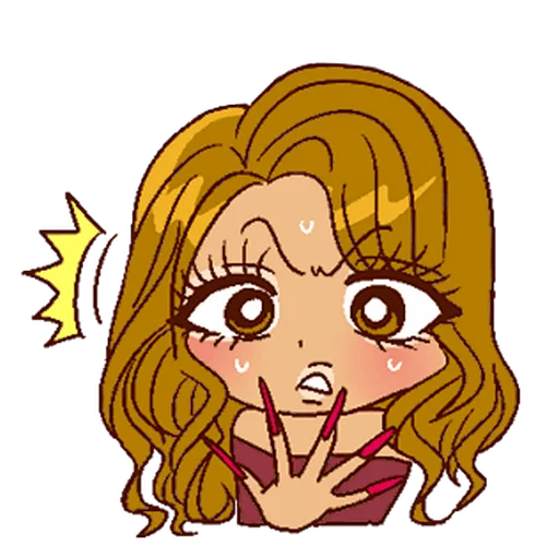 😳 Стикер «2000s gyaru» для Telegram