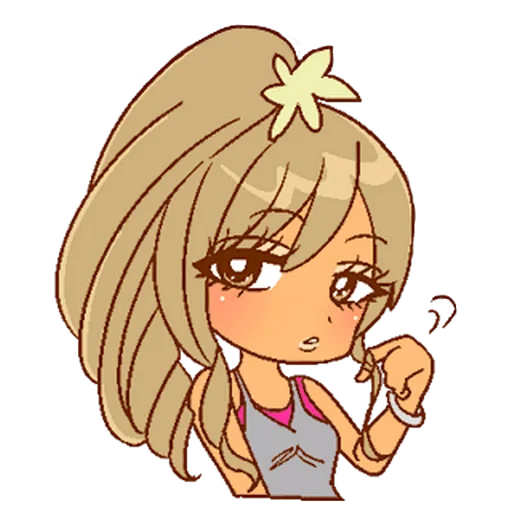 😒 Стикер «2000s gyaru» для Telegram