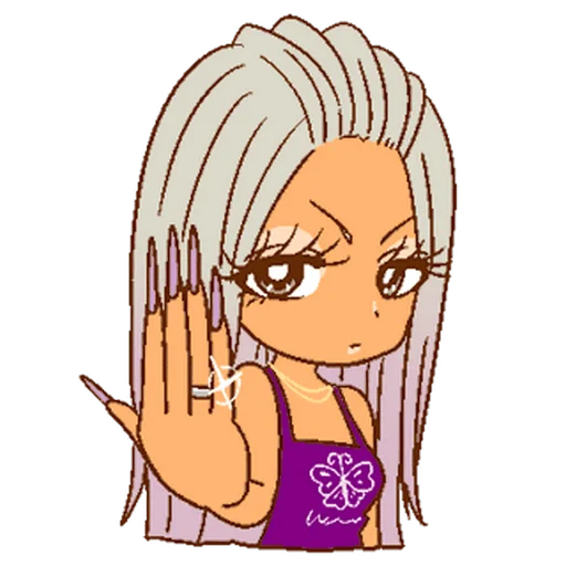 💍 Стикер «2000s gyaru» для Telegram