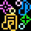 🎵 Эмодзи «heisei flashing neon FLASH WARNING» для Telegram