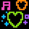 💕 Эмодзи «heisei flashing neon FLASH WARNING» для Telegram