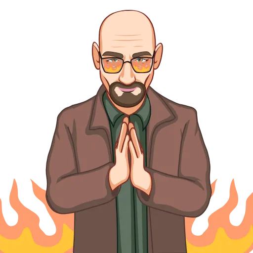 🔥 Стикер «HeisenbergInuETH» для Telegram