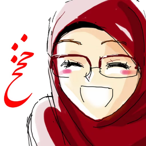 😄 Стикер «?دخترانه با حجاب?» для Telegram