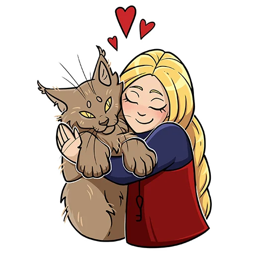 ❤️ Стикер «Helga the Viking song» для Telegram
