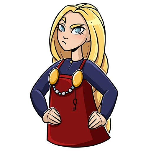😑 Стикер «Helga the Viking song» для Telegram
