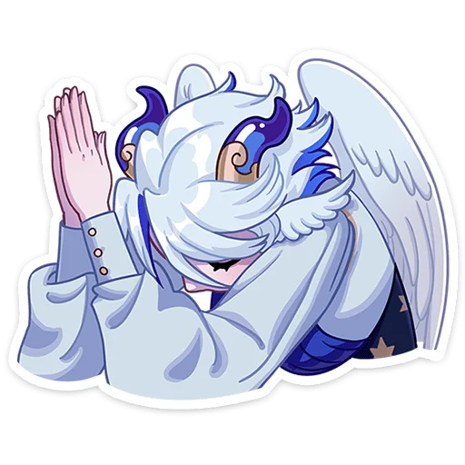 🙏 Стикер «Гелия» для Telegram