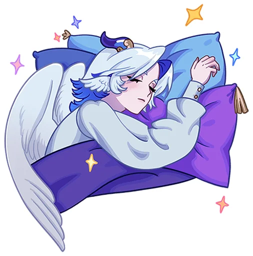 😴 Стикер «Гелия без надписей» для Telegram