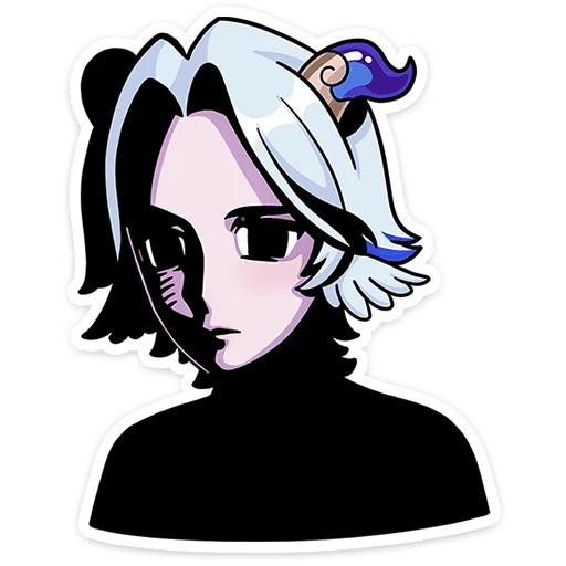 😨 Стикер «Гелия без надписей» для Telegram