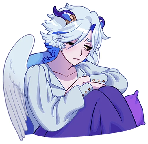 😴 Стикер «Гелия без надписей» для Telegram