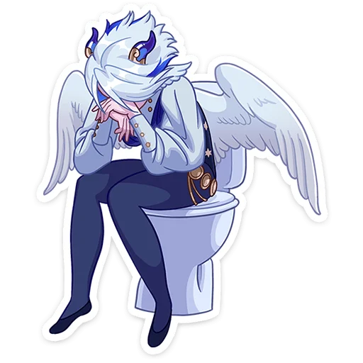 🚽 Стикер «Гелия без надписей» для Telegram