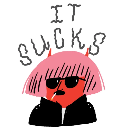 ⛔️ Стикер «hell_office» для Telegram