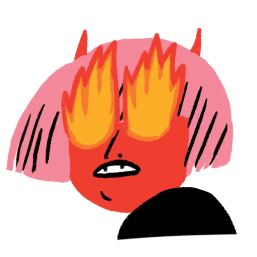 🔥 Стикер «hell_office» для Telegram