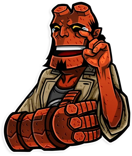 Стикерпак Hellboy для Telegram