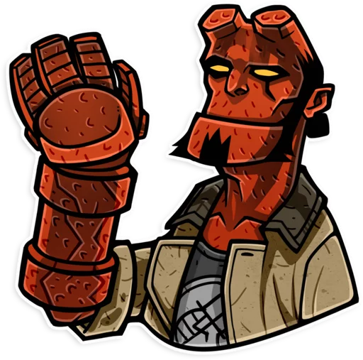 👋 Стикер «Hellboy» для Telegram